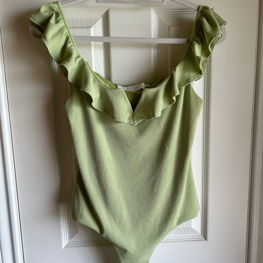 Green body suit